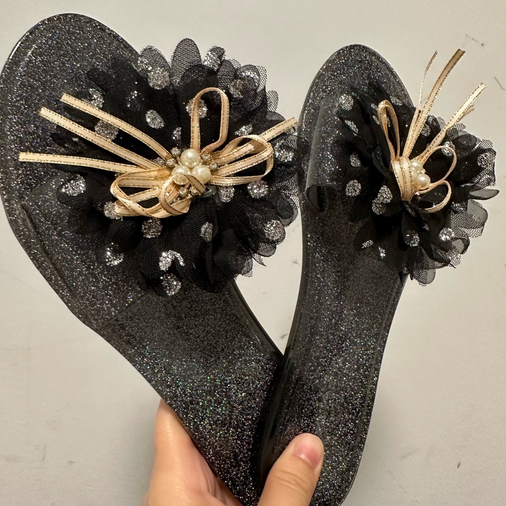 NEW| Glitter Flip Flops - Picture 2 of 6